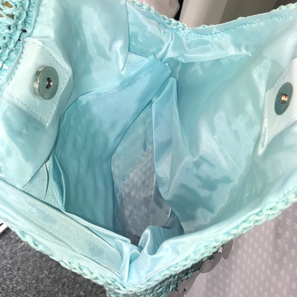 GaBaangs Macrame Sequin Hoop Bag Purse - Picture 4 of 5